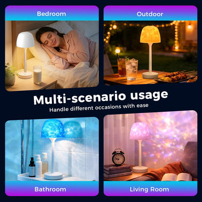 Waterproof Shower Lamp & Ocean Wave Projector