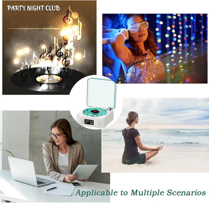 WAVES Portable Bluetooth Speaker with Ambient Light & White Noise